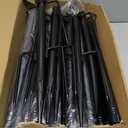 AILBTON 10Ft String Light Poles 4 Pack,Light Poles for Outside Lights,Outdoor with Fence Brackets Hanging Lights,Metal Stand Deck Patio Backyard