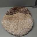 Arotive Soft Microfiber Bathroom Toilet Lid Cover, Machine Washable Seat Covers, 17.5 x 15, Stays in Place Rubber Backing, Fits Most Round, Elongated and Oblong Lids, Accessories Decor, Brown