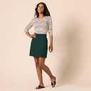 Amazon Essentials Women's Ponte Pull-On Mini Length A-Line Skirt, Size XXL