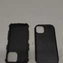 Diverbox for iPhone 14 Case [Shockproof] [Dropproof] [Tempered Glass Screen + Camera Lens Protector] Heavy Duty Protection Phone Case Cover for iPhone 14 6.1inch (BLACK-3in1)