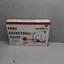 Over The Door Pro Mini Basketball Hoop for Kids Adults Teens,for Door and Wall with Complete Basketball Accessories (18x12 inches)