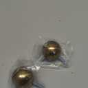 Ivilon Bay Window Curtain Rod Corner Connector - for Rods of 5/8 to 1-1/8 Inch - Warm Gold