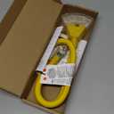 3FT 12 Gauge Heavy Duty Outdoor Extension Cord Waterproof with 3 Outlets & Lighted End, STW 15A 1875W 3-Prong Yellow Flexible Power Cord for Indoor Outside Decorations Garage, Garden, ETL
