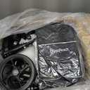 Steerable Knee Walker Deluxe Medical Scooter for Foot Injuries Compact Crutches, with Dual Rear on-Wheel Brake and Shock Absorption Under The Knee pad, Black