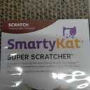 SmartyKat Super Scratcher Corrugated Cat Scratcher and Scratch Pad for Cats, Catnip Infused with Catnip, Scratchers for Indoor Cats and Kittens, Cardboard Scratching Post, Size: One Size, 16.38"L x 4.38"W x 1.5"H