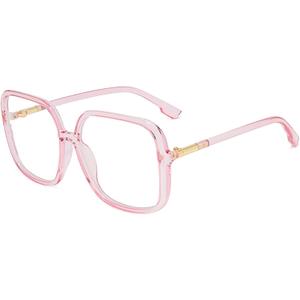 Retro Square Reading Glasses For Women Blue Light Blocking Oversized Eyeglass Frames Large lens +1.50
