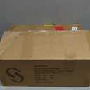 Shoe Rack, 5 Tier Shoe Storage Organizer with 2 Hand Woven Drawers, Metal Shoe Shelf for 16-20 Pairs of Shoes, with 4 Fabric Shelves and Woven Top, Shoe Stand for Closet Entryway, Rustic Oak