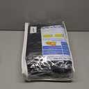 Dog Car Bed Mat, Non-Slip Backseat Extender Pet Blanket, Plaid Dog Bed for SUVs, Sedans & Trucks, Chew-Resistant Travel Pad for Dogs, Easy Clean & Scratch-Proof & Comfort (50"x24.6") Black