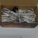 JMEXSUSS Connectable 100 LED Purple Christmas Lights Indoor, 8 Modes Plug in Purple String Lights Clear Wire, 33ft Christmas Tree Light Outdoor for Xmas Tree, Garden, Bedroom