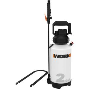 Worx 20V 2-Gallon Cordless Yard Sprayer Tool Only - WG829.9 (Battery & Charger Sold Separately) (White Black Orange)