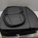 Chezope Car Seat Covers Full Set Custom Fit for Ford F150 2009-2024 Leather Truck 5 Seat Covers Full Set (Black)