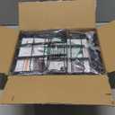 OPNICE Desk Organizer, 4-Tier Desktop File Organizer with Drawer and 2 Pen Holders, Office Desk Accessories, File Sorters, Workspace Organizers for Office Supplies(Black)