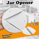 Upgraded Jar Opener, Under Cabinet Jar Opener Tool, Bottle Opener for Seniors, Cap Openers for Arthritis or Weak Hands, One Handed Opener Gadgets, Essential Kitchen Gadgets for Home Assistance