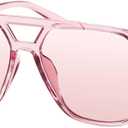 Mosanana Oversized Aviator Sunglasses for Women and Men with Polarized Lens MS52243