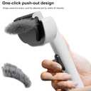 Dog Cat Brush Shedding Self-Cleaning Dematting Comb Undercoat Rake