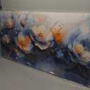 KUPTEU Canvas Wall Art Decor Wall Art Pictures for Living Room Artwork for Walls Large White Flowers Wall Art Prints Canvas Art Wall Decor Vintage Botanical Wall Art Bedroom Home Decor 24" X 48"