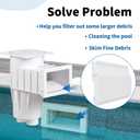 SPX1082CA Pool Skimmer Basket & SPX1082K Pool Skimmer Weir Door Compatible with Hayward & Aladdin B-152 Skimmer Models SP1082 SP1083 SP1084 1085 1086 SP1075 1075T 1076 1077 (White)