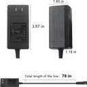 Power Recliner Power Supply Compatible Model ZB-H290020A-C ZBPOWER, 29V 2A Electric Recliner Power Cord for Lift Chair and Adjustable Bed