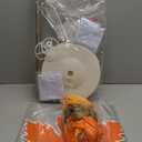 2 Sets of Thanksgiving Fall Balloon Column Stand Kit with Pumpkin Maple Leaf Cardstock Yellow Orange Cocoa Latex Balloons 6.6 ft Adjustable Stands for Autumn Party Decoration(Maple Leaf)