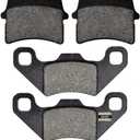 HIAORS Rear Disc Brake Pads Replacement for 50cc 70cc 90cc 110cc 125cc Tao tao Coolster Chinese ATV Kazuma SSR SunL JCL Kandi Vitacc Roketa Loncin Lifan Quad 4 Wheeler Go kart Dune Buggy Parts