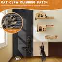 2pack Cat Scratch Couch Furniture and Wall Protector | Adhesive Cat Scratch Pad for Covering Cat Tower, DIY Climbing Cat Scratcher Couch Protector from Cat Claws Scratching (Dark Gray)