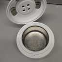 Ultrasonic Retainer Cleaner - UV Dental Cleaning Pod Night Guard Cleaner for Dentures, Aligner, Braces, Toothbrush Heads, Jewelry (White)