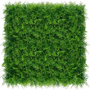 20"x20" (8P), Artificial Greenery Grass Wall Backdrop, UV-Anti