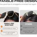 SODQW Oversized Tangle Free Aviator Sunglasses for Women Men Square Polarized UV400 Fashion Trendy Sun Glasses