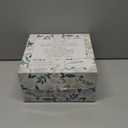 125PCS Pink and Gold Plastic Plates - Pink Disposable Plates - Vintage Plate with Gold Plastic Silverware Set for 25 Guests for Weddings Baby Shower Parties