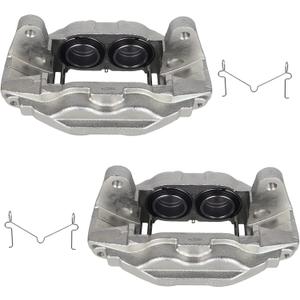 Autoround 193275 193274 Front Brake Caliper Assembly with Bracket fit for Toyota Tundra 2007-2016/ Sequoia 2008-2016, Both Driver Passenger Side