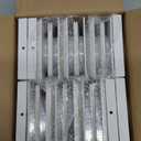 EXCMARK 4x4 Solar Post Cap Lights Outdoor Waterproof 12 Pack Fence Deck Post Lights with High-Brightness LEDs, Dual Light Modes Warm White & Cool White (Classic White, 12) 
