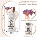 Retirement Gift for Woman - Happy Retirement Gifts for Coworker Teacher Nurses Boss Mom Sister Retirees Women Party Decorations with Amethyst Crystal