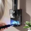 Automatic Toothpaste Dispenser, Wall Mounted Electric Toothpaste Dispenser for Kids and Adults,Toothpaste Squeezer with Adjustable Toothpaste Dispensing Volume for Bathroom