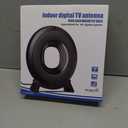 TV Antenna Indoor for Local Channels, 2025 Long Range Antenna for Smart TV 360 Reception,Digital TV Antenna for All Smart/Old TVs, Supports 4K 1080P HD VHF UHF