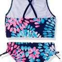 Kanu Surf Girls Daisy UPF 50 Beach Sport Halter Tankini 2-Piece Swimsuit 12