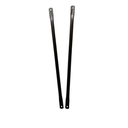 33.5"/85cm Bronze Garden Swing Replacement Bars, Rectangular Metal Rods for Hanging Swing Seat to Frame(2PCS/CTN)