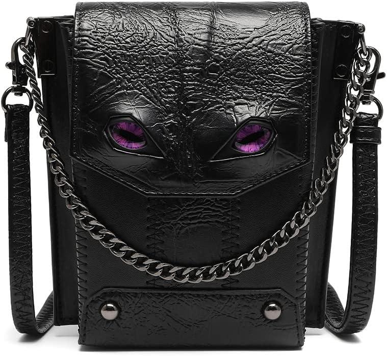 Small Crossbody Bag Shoulder Purse Leather Belt Pouch Travel Phone Holder Punk Medieval Vintage Festival Costume Accessory
