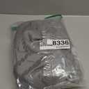 Extra Long No Hook Shower Curtain with Snap in Liner, Tufted Chevron Striped Shower Curtain Set for Bathroom, Boho Waterproof and Washable Shower Curtains,71Wx86H, Grey