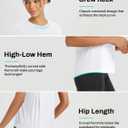 baleaf Women's Workout Tops Short Sleeve Loose Fit Yoga Athletic Shirts Lightweight Moisture Wicking Running Top (White, XL)