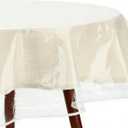 Clear Table Cover Protector Oval 54 X 72 Inch Plastic Tablecloth PVC Transparent Protective Covering Vinyl Waterproof