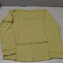 storeofbaby Shirts for Girls Long Sleeve Casual Loose Fit Tunic Tops Solid Blouses Size XXL