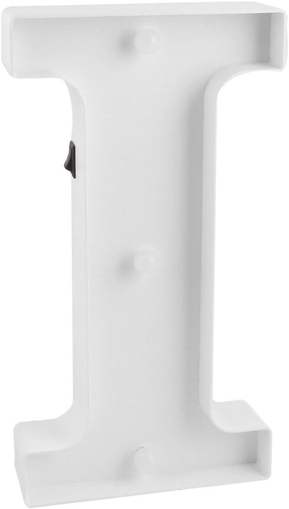 Plastic Birthday English I Letter Alphabet Free DIY LED Light White (id: 0f7 3b1 d96 053 288