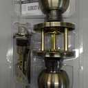 Lewis Hyman 1731100 Atlas Ball Entry Door Knob, Antique Brass