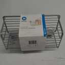 iDESIGN Classico Bathroom Shower Suction Caddy Basket for Shampoo Conditioner Soap Silver