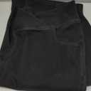 Rammus Flare Jeans for Women Crossover High Waisted Bell Bottom Jeans Trendy Yoga Pants Stretchy Flare Leggings with Pockets (XX-Large, 33" Inseam, Black Denim)