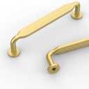 10 Pack 3-3/4''(96mm) Gold Cabinet Pulls Kitchen Cabinet Handles Matte Gold Pulls for Cabinets and Drawers Dresser Hardware for Cupboard Bathroom (3.75"/96MM Hole Center)