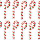 Lot Of 12 Jumbo Inflatable Christmas Tree Candy Cane Decorations