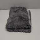 Ophanie Small Area Rug Throw Non Slip Rugs for Bedroom, Mini Fluffy Grey Carpet, Affordable Door Entryway Indoor Inside Front Entrance Dog 2x3 Mat, Home Decor Aesthetic, Nursery