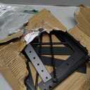 Pyle Portable Dual Laptop Stand - Standing Table with Adjustable Height, Ergonomic Design & Anti-Slip Prongs for DJ Mixer, Sound Equipment, Workstation, Gaming & Home Use - PLPTS38, Black