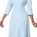 INR Dress for Women Dinner Dress Formal Fit and Flare Elegant Wedding Guest Cocktail Party and Work Dresses (XXL)